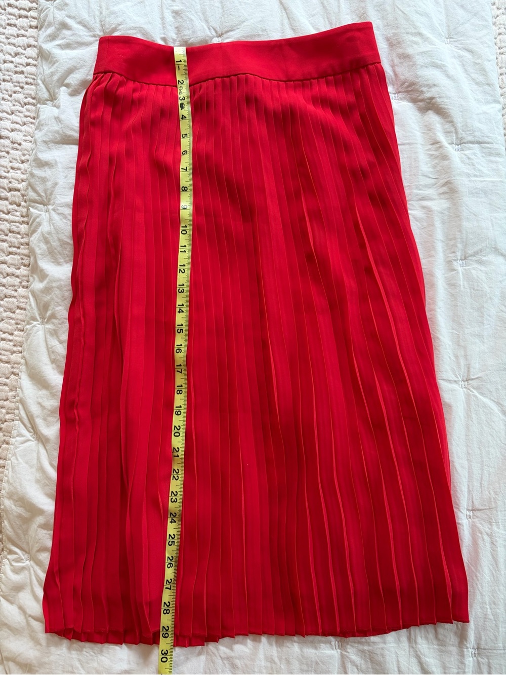 J Crew California Poppy Pleated Skirt - Picture 4 of 7